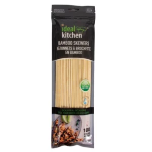 Ideal Kitchen Bamboo Skewers 100CT 10in